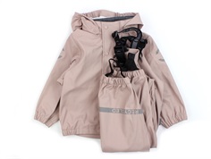 Mikk-line adobe rose rainwear pants and jacket